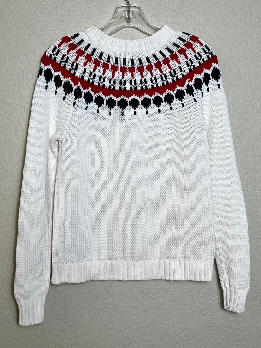 *FIRM PRICE* J. Crew Mercantile Fair Isle 100% Cotton Sweater
